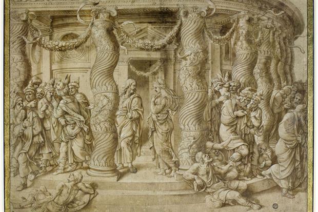 Giulio_romano_Cristo_adultera_louvre